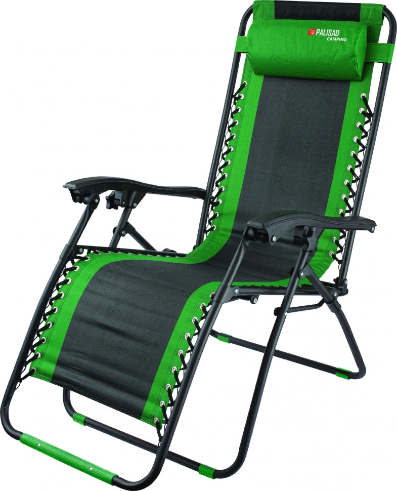 Кресло-шезлонг складное, многопозиционное 160х63,5х109 cм, Camping Palisad