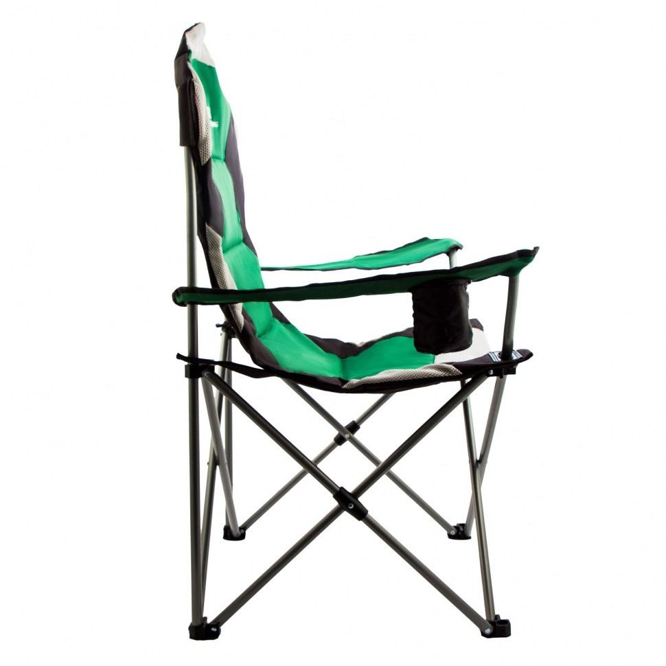 Кресло складное с подлокотниками и подстаканником 60/60/110/92 Camping Palisad
