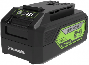 Литий-Ионная аккумуляторная батарея GREENWORKS G24USB4 24В, 4Ач, 45мин, с USB разъемом