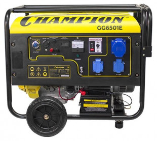 Генератор бензиновый CHAMPION GG6501E+ATS