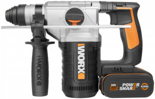 Перфоратор аккумуляторный WORX WX 392 2АКБх4.0Ач и ЗУ
